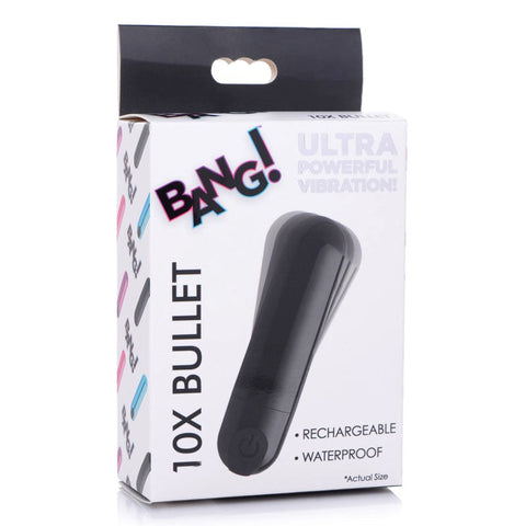 XR Brands Bang! 10X Bullet Discreet Powerful and Ready for Satisfaction - Bullet Vibrators