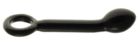 Spartacus Enterprises Sensual Bliss Blown Glass G Spot Dildo with Loop - Bullet Vibrators