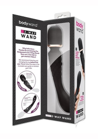 Xgen Products Bodywand Luxe 2 Way Wand Dual Motor Clitoral Vibrator - Realistic Dildos