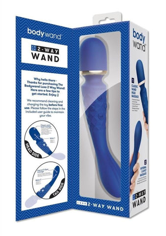 Xgen Products Bodywand Luxe 2 Way Wand Dual Motor Clitoral Vibrator - Realistic Dildos
