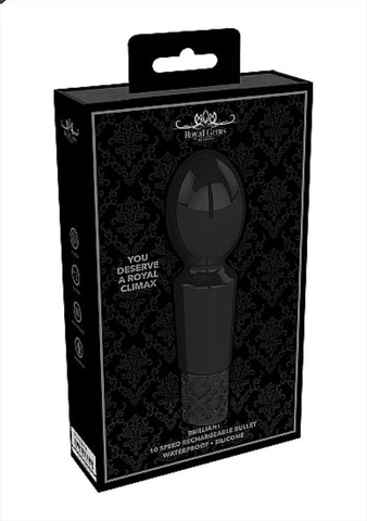 Shots Toys Brilliant Rechargeable Silicone Bullet Vibrator with F1 Motor - Luxury Sex Toys