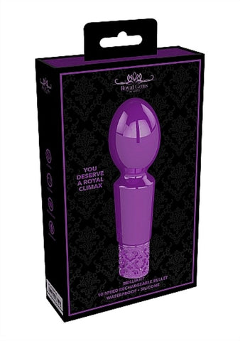 Shots Toys Brilliant Rechargeable Silicone Bullet Vibrator with F1 Motor - Luxury Sex Toys