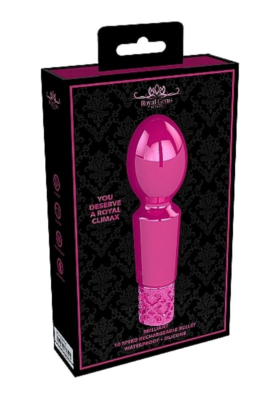 Shots Toys Brilliant Rechargeable Silicone Bullet Vibrator with F1 Motor - Luxury Sex Toys