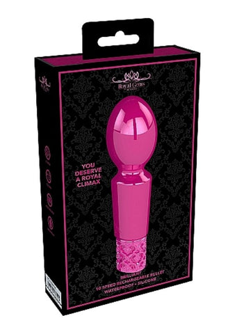 Shots Toys Brilliant Rechargeable Silicone Bullet Vibrator with F1 Motor - Luxury Sex Toys