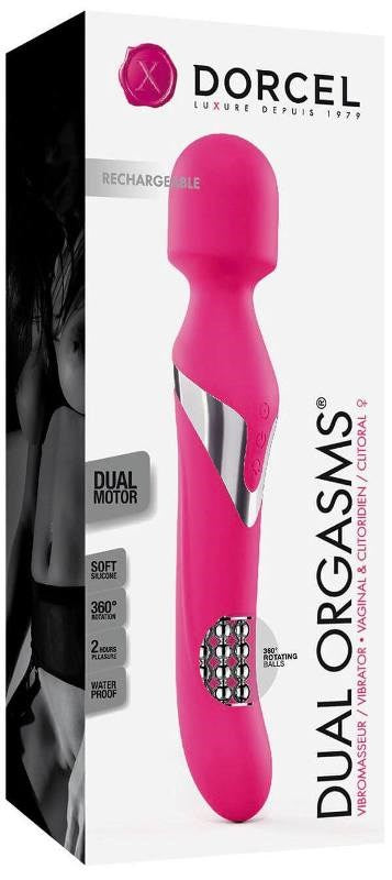 Marc Dorcel Toys Dual Orgasms Dual Ended Rotating Vibrator - - Clit Ticklers and Pulsators