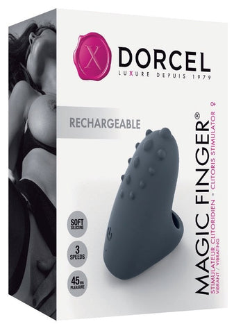 Marc Dorcel Toys Magic Finger Clitoral Vibrator with Textured Nubs - Love Eggs and Kegel Exercisers