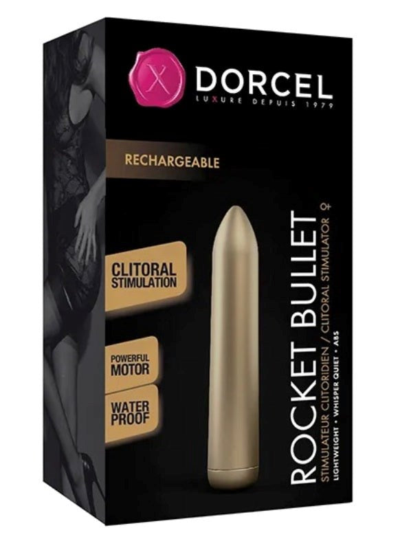 Marc Dorcel Toys Rocket Bullet USB Rechargeable Bullet Vibrator - - Bullet Vibrators