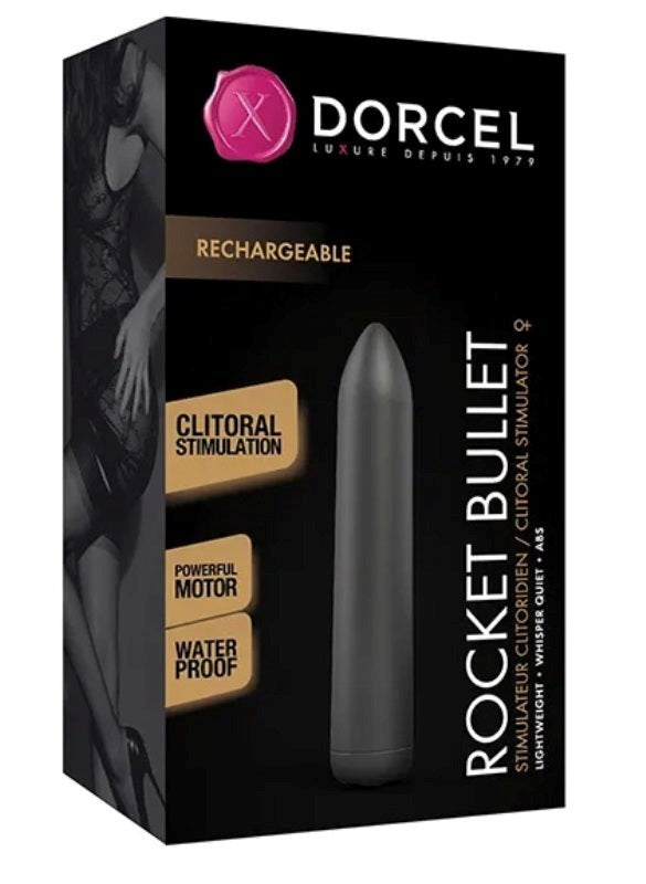 Marc Dorcel Toys Rocket Bullet USB Rechargeable Bullet Vibrator - - Bullet Vibrators