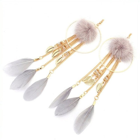 BDStyle Dreamcatcher Feather Nipple Clamps with Adjustable Pressure - Butt Plugs