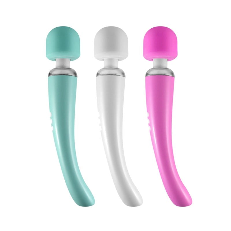BDStyle Elegance Vibrating Wand Unleash Your Passion Discreetly 28 Settings - Strap On Sextoys