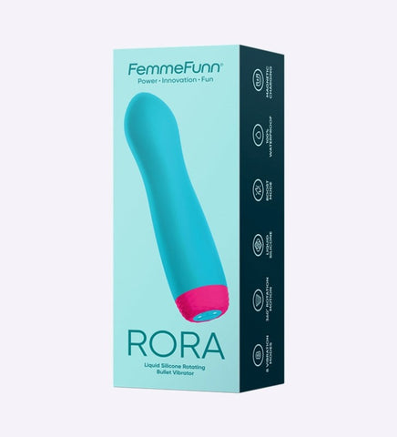 VVOLE LLC FemmeFunn Rora Bullet Rotating Clitoral Vibrator - Butt Plugs