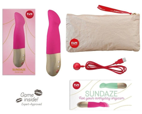 Fun Factory Sundaze Clitoral Vibrator with Wave Motion and Multiple Speeds - Bullet Vibrators