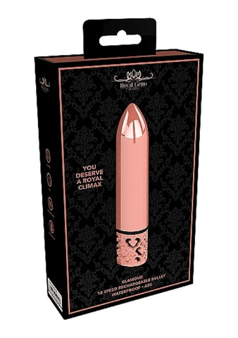 Shots Toys Glamour Rechargeable ABS Bullet Vibrator with F1 Motor - Clit Ticklers and Pulsators