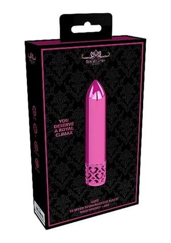 Shots Toys Glitz Rechargeable ABS Bullet Vibrator with 10000 RPM Motor - Personal Massagers