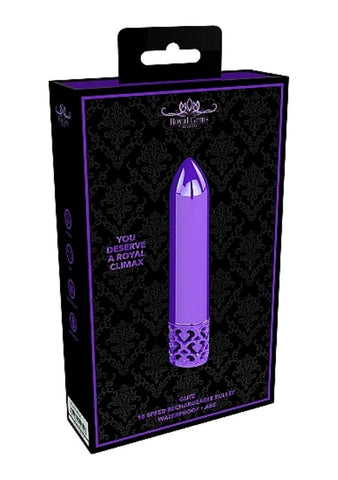 Shots Toys Glitz Rechargeable ABS Bullet Vibrator with 10000 RPM Motor - Personal Massagers