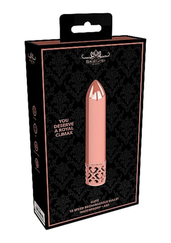 Shots Toys Glitz Rechargeable ABS Bullet Vibrator with 10000 RPM Motor - Personal Massagers