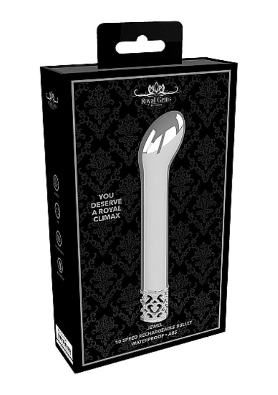 Shots Toys Jewel Rechargeable ABS Bullet Vibrator with F1 Motor - - Mini & Slim Vibrators