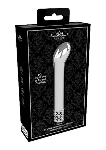 Shots Toys Jewel Rechargeable ABS Bullet Vibrator with F1 Motor - Mini & Slim Vibrators
