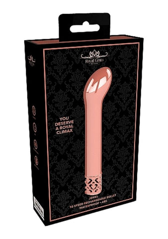 Shots Toys Jewel Rechargeable ABS Bullet Vibrator with F1 Motor - Mini & Slim Vibrators