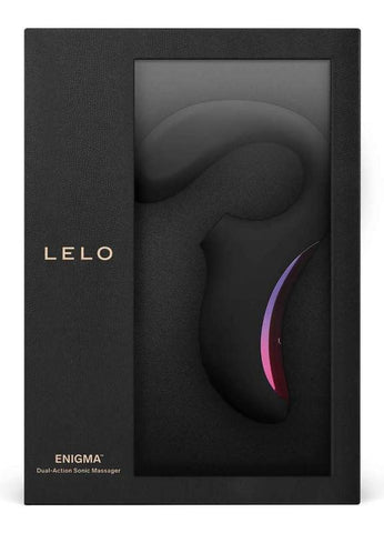 Lelo Enigma Dual Action Sonic Clitoral and G Spot Massager SenSonic Wave - Realistic Dildos