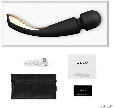 Lelo Smart Wand 2 Medium Vibrating Body Massager Powerful Wand Vibrator - Rabbit Vibrators