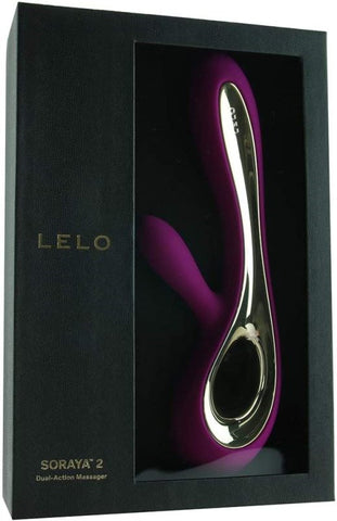 Lelo Soraya 2 Double Pleasure Rabbit Vibrator with Dual Motors - G-Spot Vibrators