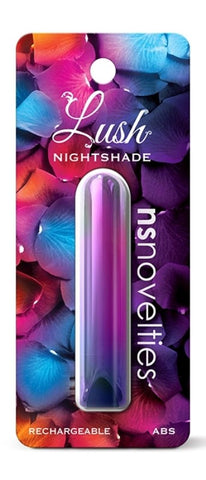 NS Novelties Lush Nightshade Compact Rechargeable Vibrator - Finger and Tongue Vibrators