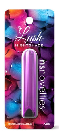 NS Novelties Lush Nightshade Compact Rechargeable Vibrator - Finger and Tongue Vibrators