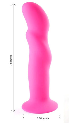 Maia Toys RILEY Premium Silicone Dildo Body Safe Material Curved Design - Realistic Dildos