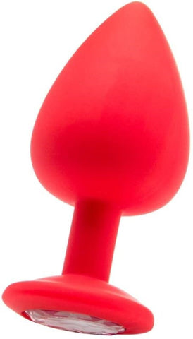 Shots Toys Ouch Dazzling Diamond Delight XL Butt Plug Premium Silicone - Breast and Nipple Toys