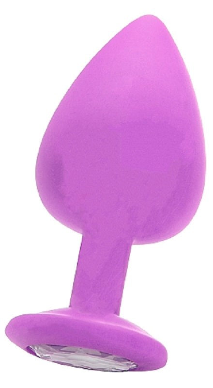 Shots Toys Ouch Dazzling Diamond Delight XL Butt Plug Premium Silicone - - Breast and Nipple Toys