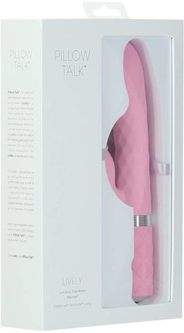 BMS Factory Pillow Talks Lively Dual Motor Vibrator Customizable Bliss - Sex Toys For Couples