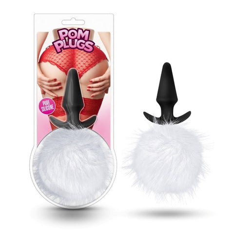 Blush Novelties Pom Plugs Adorable Pompoms for Secure Anal Comfort - Clit Ticklers and Pulsators