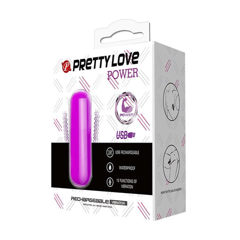 Baile Pretty Love Power Bullet Vibrating Cock Ring - Body Wands