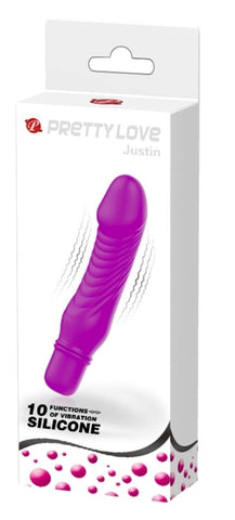 Baile Pretty Love Stev G Spot Vibrator with Curved Design and 10 Functions - G-Spot Vibrators