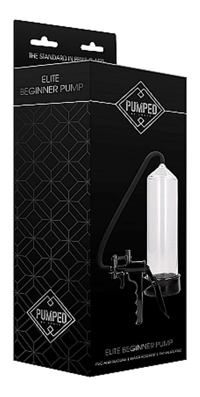 Shots Toys Pumped Pistol Grip Elite Premium Penis Cylinder Pump Ergonomic Grip - - Personal Massagers