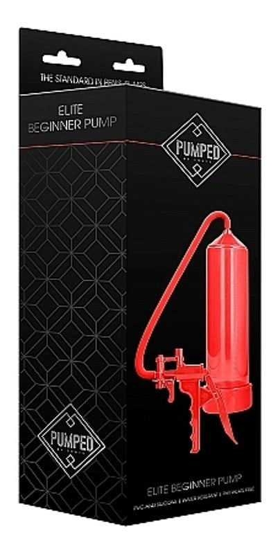 Shots Toys Pumped Pistol Grip Elite Premium Penis Cylinder Pump Ergonomic Grip - - Personal Massagers