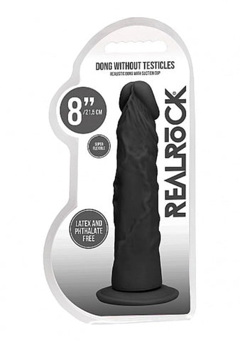 Shots Toys Realrock Skin Dong 8 inch Dildo with Suction Cup Base - Realistic Dildos