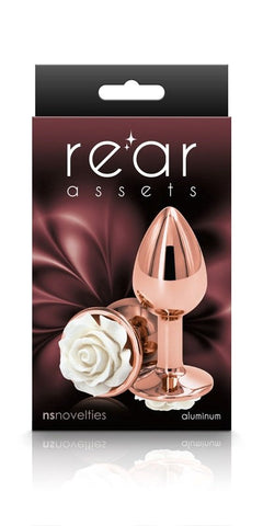 NS Novelties Rear Assets Rose Small Beginner Anal Plug - Butt Plugs