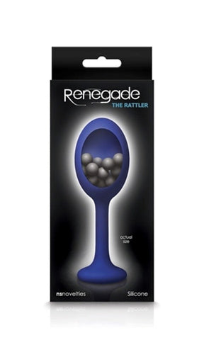 NS Novelties Renegade The Rattler Butt Plug with Internal Steel Balls - Body Wands