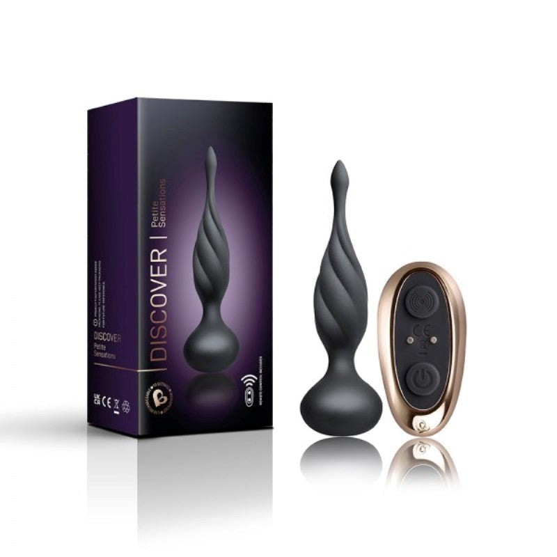 Rocks Off Petite Sensations Discover Rechargeable Remote Control Butt Plug - - Bullet Vibrators