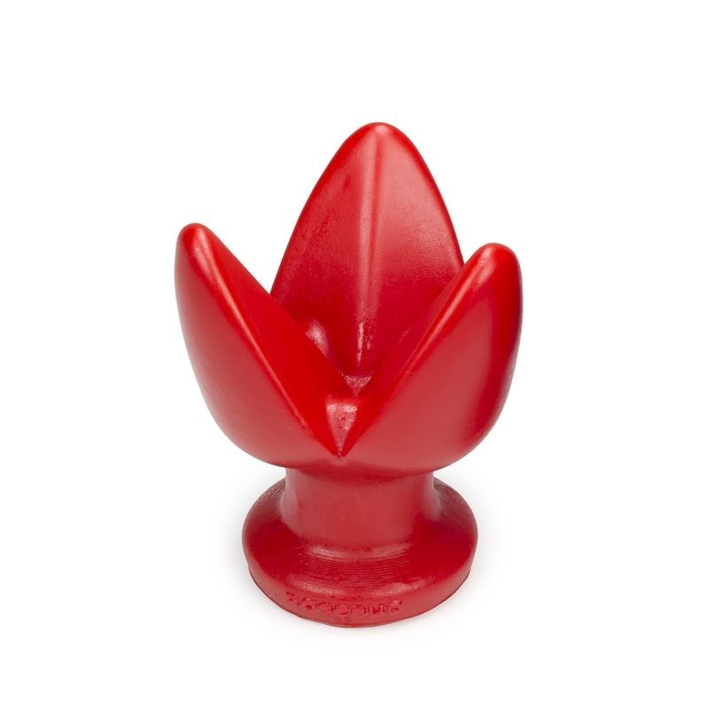 Oxballs Rosebud Buttplug 1 Stainless Steel with Decorative Base - Butt Plugs