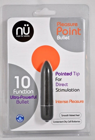 Nu Sensuelle S Wet Pleasure Point Bullet Vibrator for Clitoral Stimulation - Personal Massagers