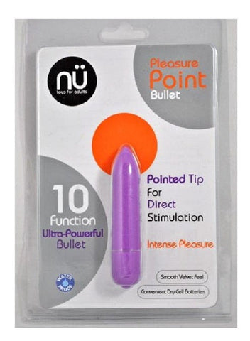 Nu Sensuelle S Wet Pleasure Point Bullet Vibrator for Clitoral Stimulation - Personal Massagers