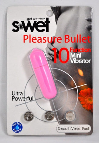 Nu Sensuelle Novel Creations 10 Function Pleasure Enhancer Bullet Vibrator - Anal Beads and Balls