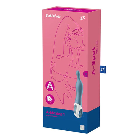 Satisfyer A Mazing 1 Silicone A Spot Vibrator Dual Motor A Spot Targeting - G-Spot Vibrators