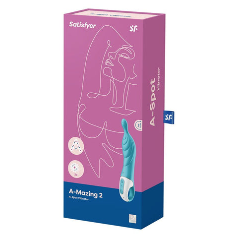 Satisfyer A Mazing 2 Multi Functions Silicone A Spot Massager Dual Motor - G-Spot Vibrators