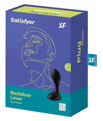 Satisfyer Backdoor Lover Multi Functions Vibrating Anal Plug 12 Programs - Remote Control Vibrators