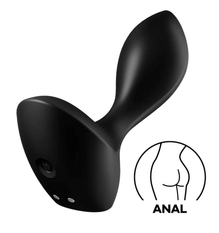 Satisfyer Backdoor Lover Multi Functions Vibrating Anal Plug 12 Programs - - Remote Control Vibrators