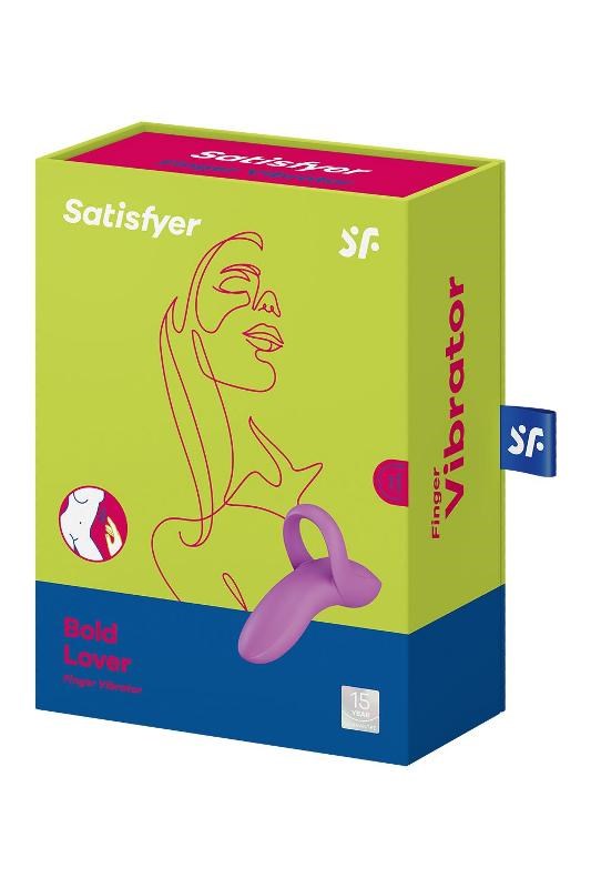 Satisfyer Bold Lover 12 Functions Vibrating Finger Vibrator - - Finger and Tongue Vibrators